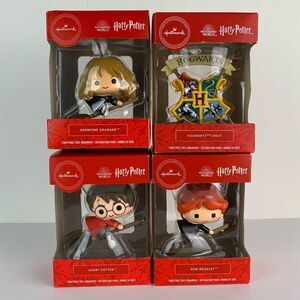 New Hallmark wizarding world Harry Potter Christmas tree ornament bundle of 4